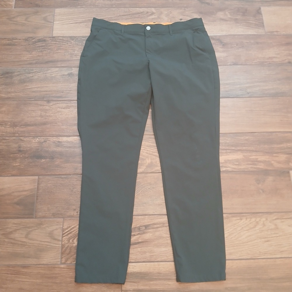 Macade Pants Mens 38x32 Green Golf Performance Stretch Nylon Hybrid Flex